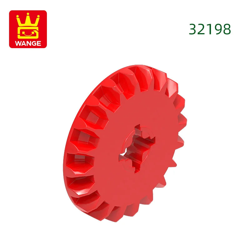 Wange157uds./lote 32198 bloques de construcción cónicos de 20 dientes, accesorios técnicos MOC compatibles con bloques, juguetes para niños, caja de regalo