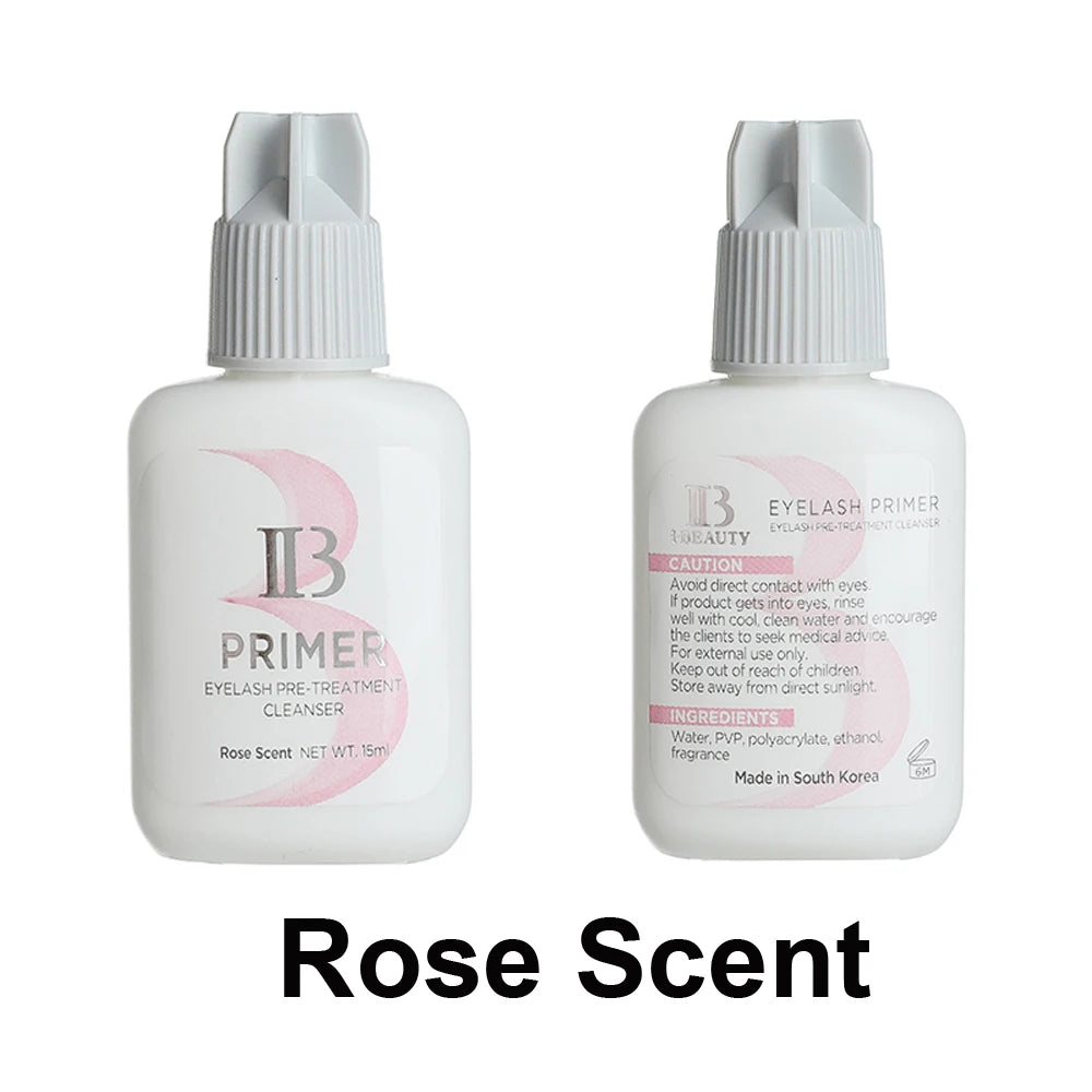 I Beauty Primer recoger agente fijador Super Bonder extensión de pestañas limpiador de imprimación transparente ib plátano rosa aroma