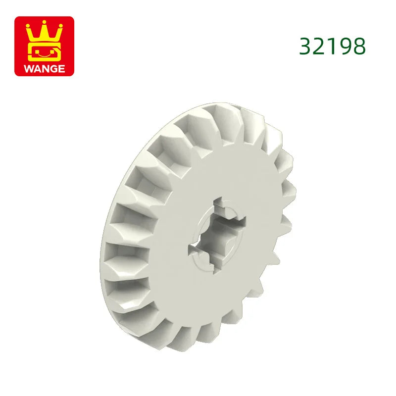 Wange157uds./lote 32198 bloques de construcción cónicos de 20 dientes, accesorios técnicos MOC compatibles con bloques, juguetes para niños, caja de regalo