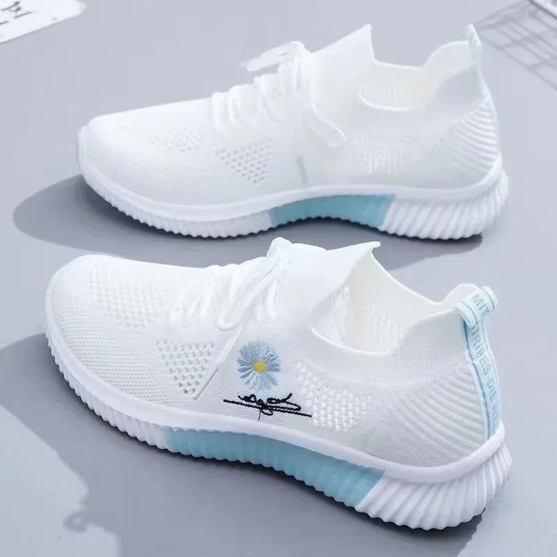 Tenis Feminino, zapatos de Tenis de verano para mujer, gran oferta 20225, gran oferta, malla de aire grande, zapatos deportivos transpirables huecos versátiles para gimnasio, zapatos informales