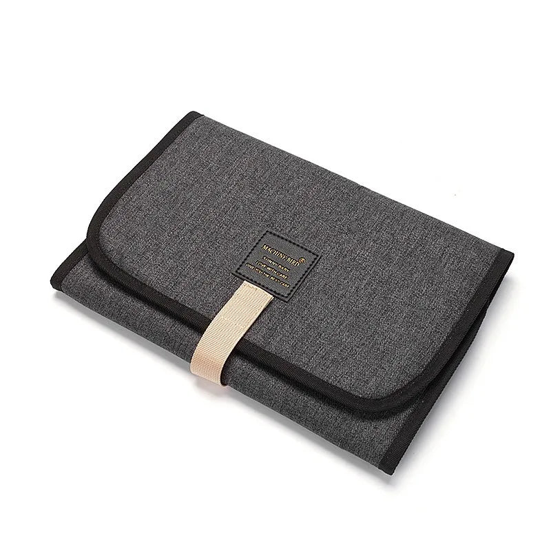 Cambiador de pañales plegable para bebé, almohadilla impermeable para pañales para recién nacidos, cambiador portátil para niños pequeños, hoja de pañales Oxford duradera para bebé