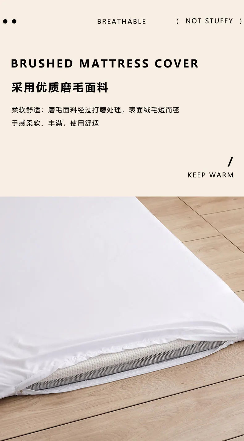 Funda de colchón totalmente cerrada, extraíble y lavable, funda antideslizante y a prueba de polvo, sin funda de almohada ni colchón