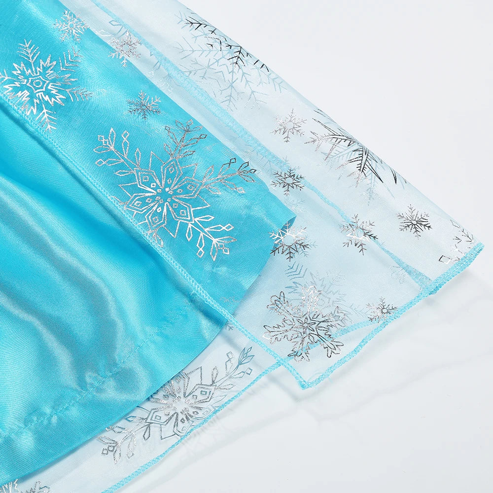 Vestido de Elsa Frozen 2026 para Niña, Disfraz de Princesa para Halloween, Fiesta de Disfraces, Disfraz de Reina de las Nieves para Niños, Vestido Infantil