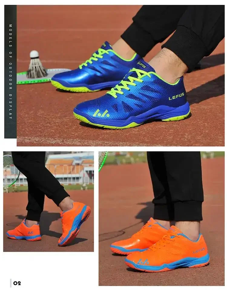 Nuevas zapatillas de deporte de alta calidad para hombre, zapatos de bádminton para deportes al aire libre, zapatos de tenis transpirables para mujer, zapatillas deportivas para hombre
