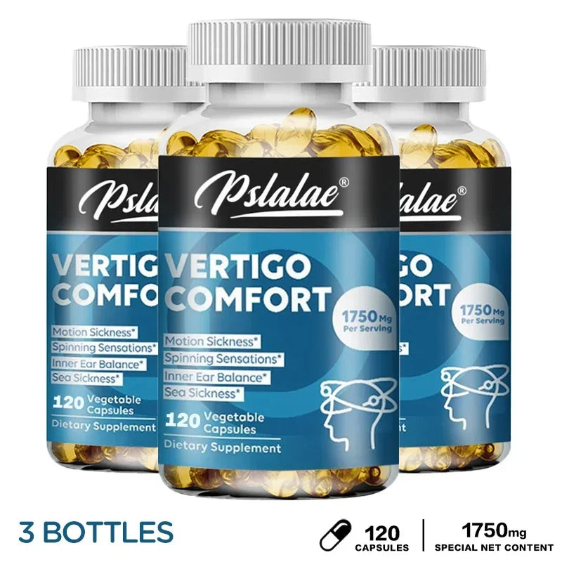Cápsulas de alivio de Vertigo: equilibrio interno del oído, alivia la vertigo, la mareos y el zumbido
