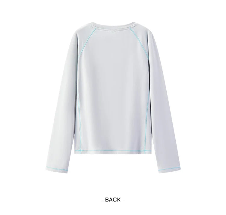 Semir-camisetas de manga larga para mujer, Panel de secado rápido que absorbe la humedad, para exteriores, invierno, manga raglán, forro polar, 2025