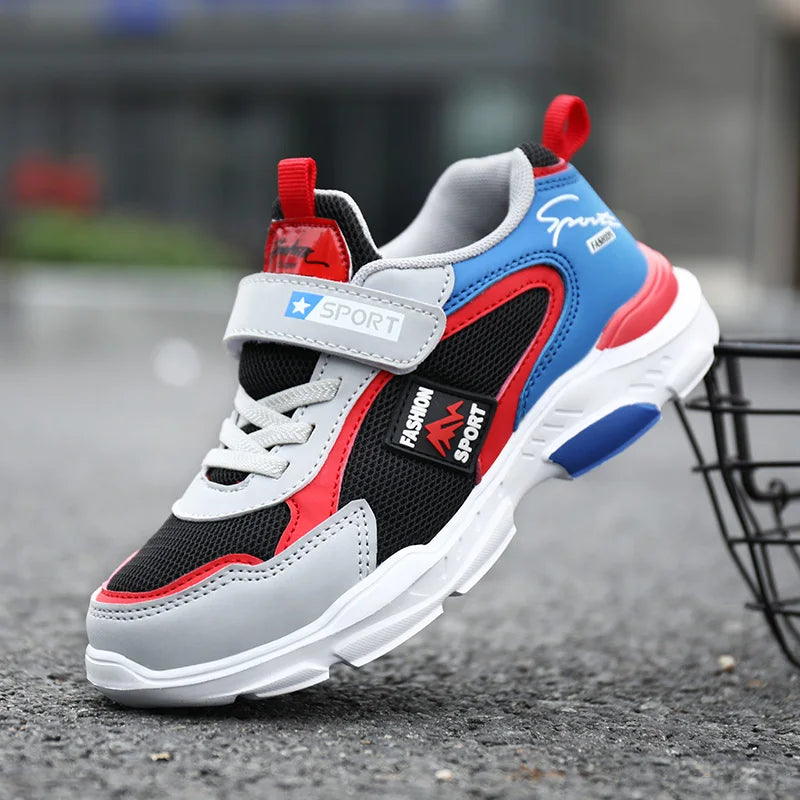 Zapatos para niños, zapatillas de deporte para niños en primavera y otoño con superficie antideslizante transpirable, zapatos de moda para niños cuhk