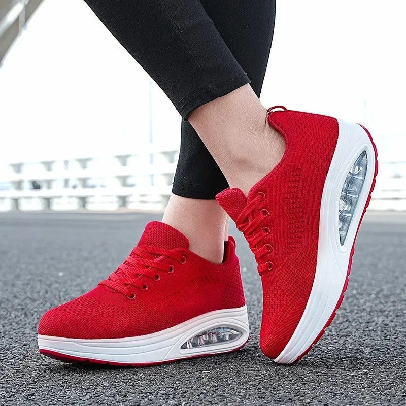 Zapatos deportivos con plataforma para hombre, Tenis masculinos, Zapatillas, Zapatillas, zapatos blancos para mujer, deportes aéreos informales