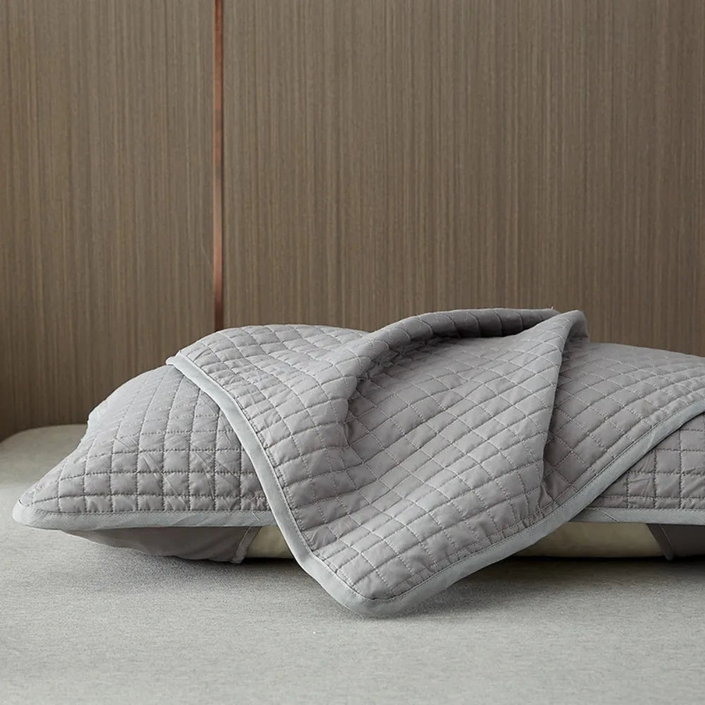 Funda de almohada de algodón, capa de aislamiento, funda de almohada de aceite para la cabeza, Protector antiácaros, almohada a prueba de sudor, protección central para el hogar