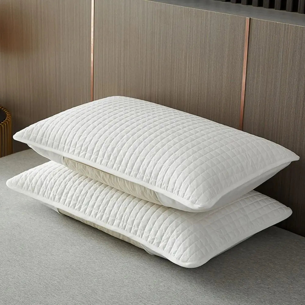 Funda de almohada de algodón, capa de aislamiento, funda de almohada de aceite para la cabeza, Protector antiácaros, almohada a prueba de sudor, protección central para el hogar