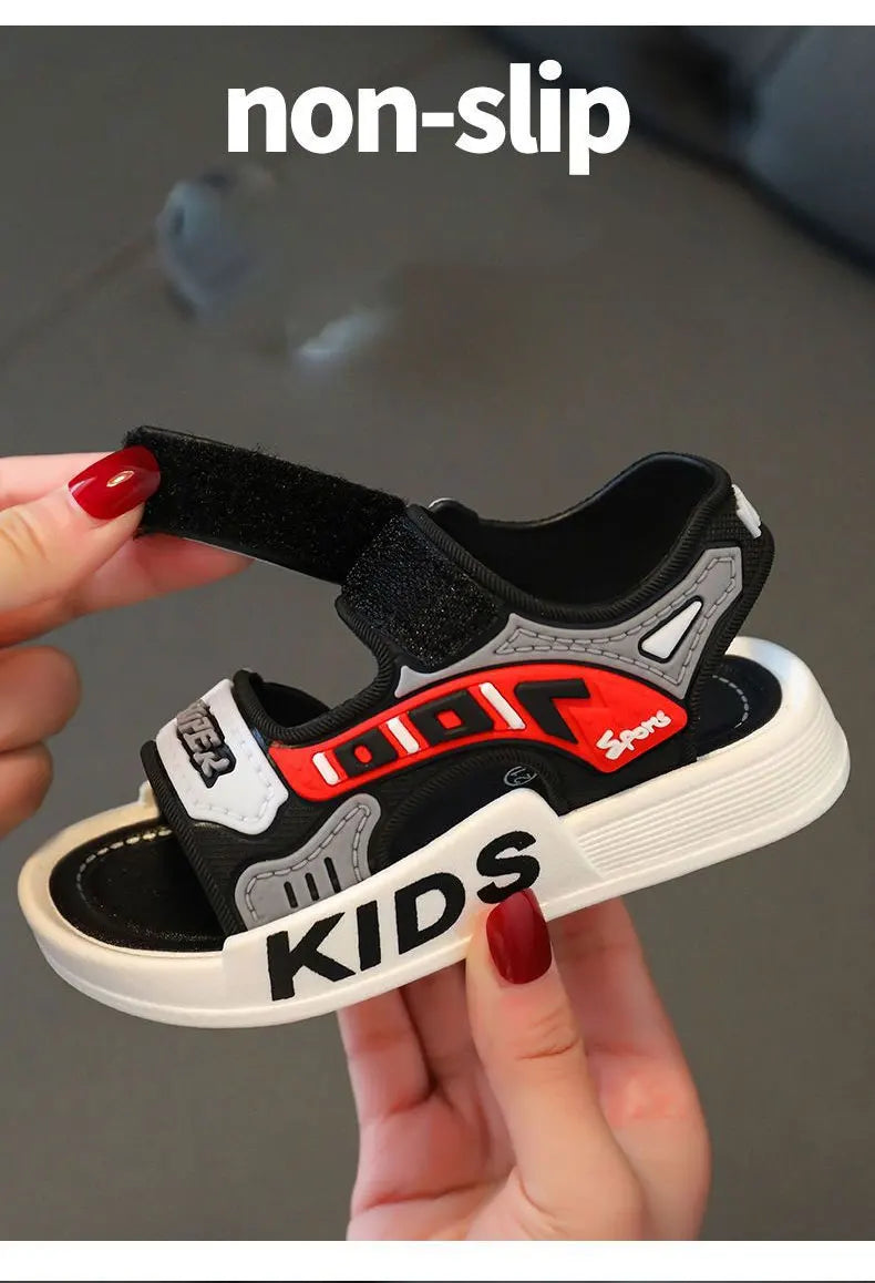 Sandalias deportivas para niños, zapatos de playa informales de verano para niños y niñas, zapatos cómodos de suela suave para niños, zapatillas antideslizantes de moda