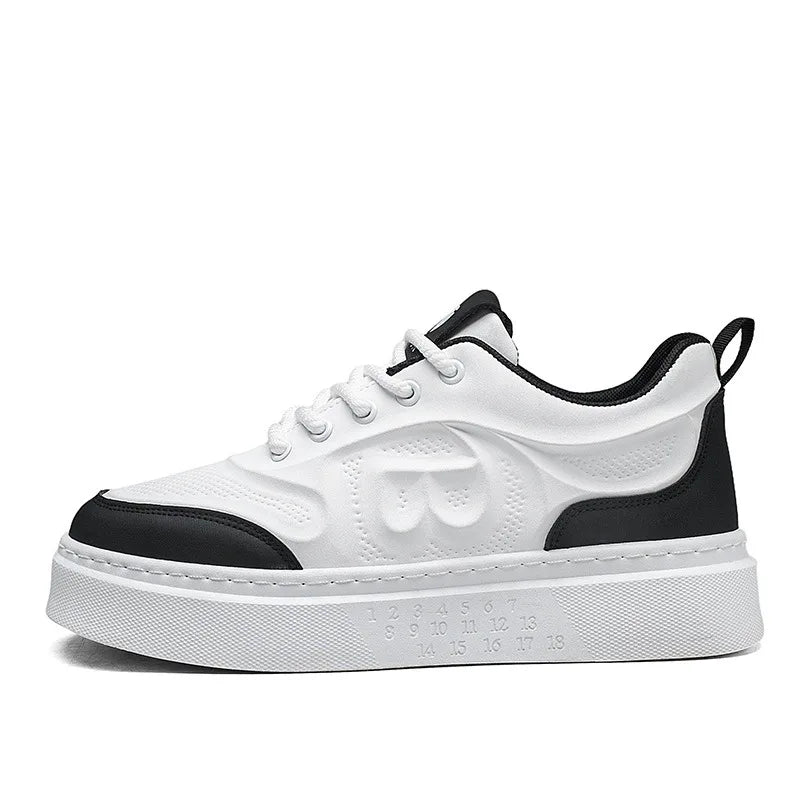 Tenis Para Hombre 2025, zapatos deportivos informales Para Hombre, tendencia Primavera Verano, zapatos planos bajos de cuero, calzado para caminar para Hombre, versátil Plus