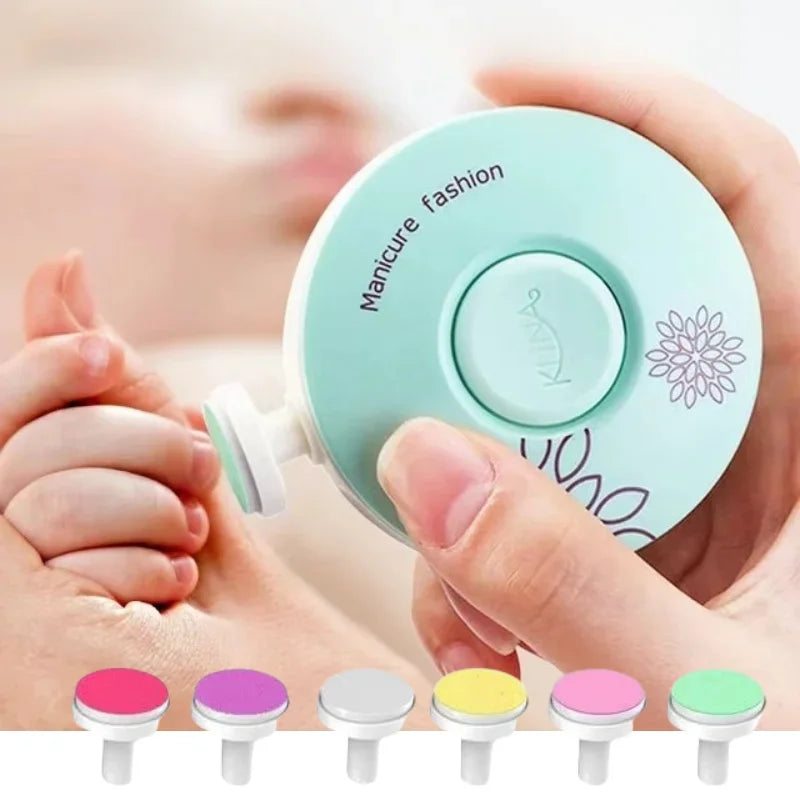 Cortauñas Eléctrico para Bebés, Herramientas para Pulir Uñas Infantiles, Tijeras de Manicura para Bebés, Kits de Higiene para Bebés, Cortauñas para Recién Nacidos