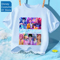 Camiseta con Estampado de Demon Hunters de Kpop, Ropa de Verano para Niños, Camiseta de la Película 2025, Camiseta de Manga Corta para Niñas y Niños, Camiseta Cómoda