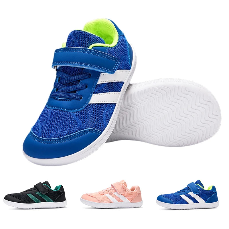 Zapatos Minimalistas para Niños Pequeños/Grandes, Zapatos Deportivos Anchos para Niños y Niñas, Zapatos Planos para Caminar y Patinar