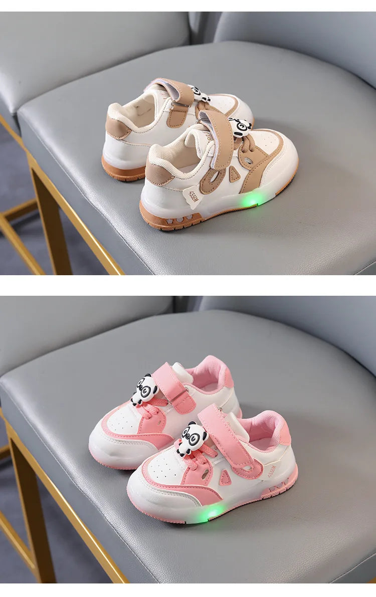 Zapatillas de deporte para chico 2025, otoño, nuevo zapato iluminado para chico, zapatillas de deporte para niño, zapatos bonitos para niña, tenis de moda, zapatos de diseñador para mujer, Кроссоkus