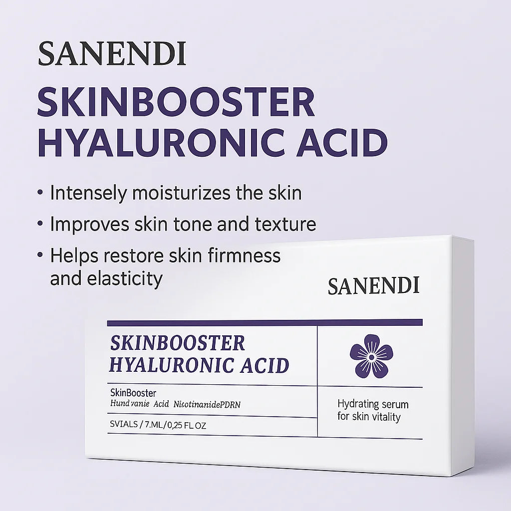 Sanendi SKIN BOOSTER Ácido HialURÓNICO Solución de problemas de la piel facial Hidratación Hidratación Solución de proteínas coreanas para el cuidado de la piel