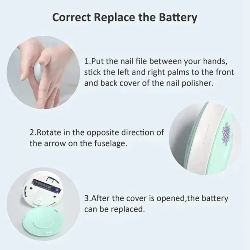 Cortauñas Eléctrico para Bebés, Herramientas para Pulir Uñas Infantiles, Tijeras de Manicura para Bebés, Kits de Higiene para Bebés, Cortauñas para Recién Nacidos