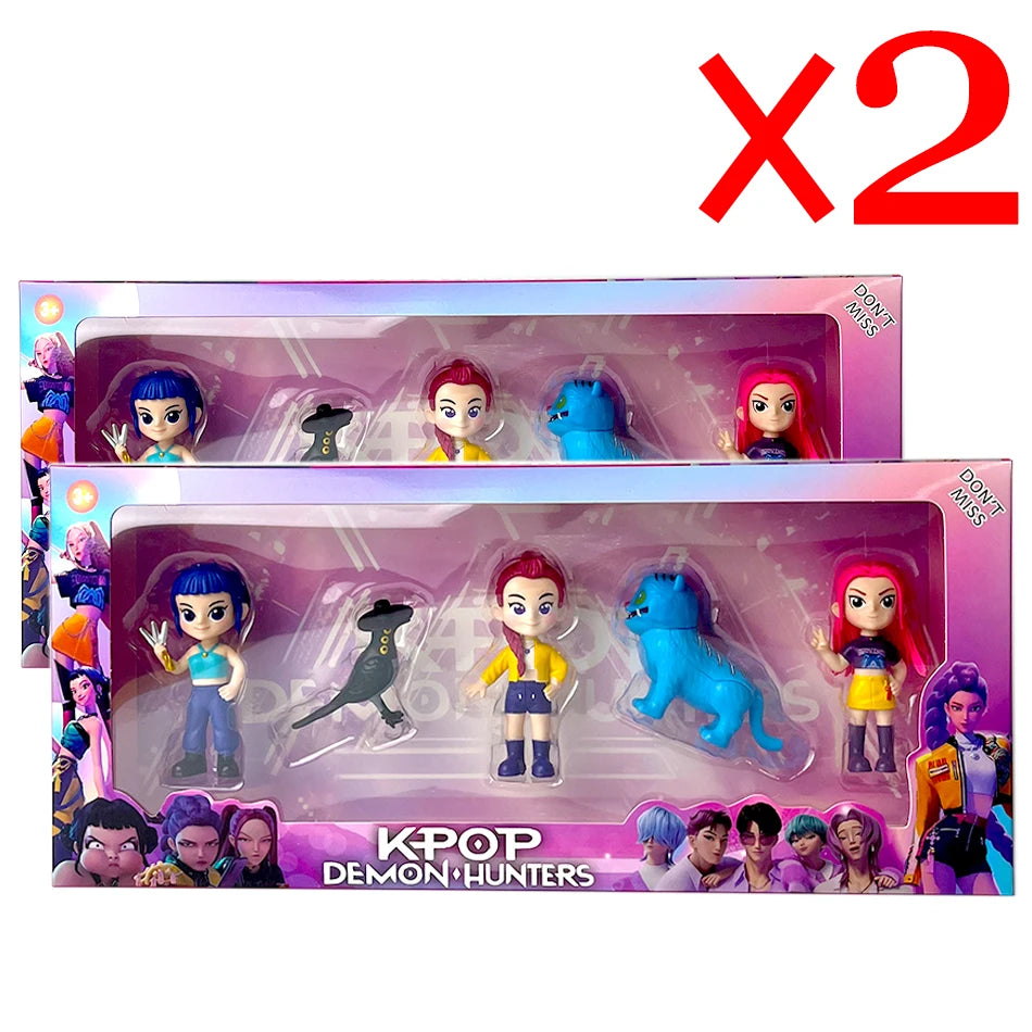 2026NEW Kpop Devil Hunter Rumi Zoe Mira anime colección de personajes de cloruro de polivinílico baratijas de escritorio regalo de Año Nuevo para niños