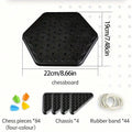 Juego de mesa triangular - Juego de banda de goma triangular para todas las edades Juego de viaje divertido familiar interactivo para padres e hijos
