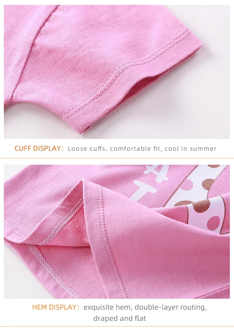 Conjuntos para niños, ropa para madres y niños, camiseta para niños y niñas, pantalones cortos, 2 uds., ropa de verano de algodón de manga corta para bebés, traje para niños pequeños