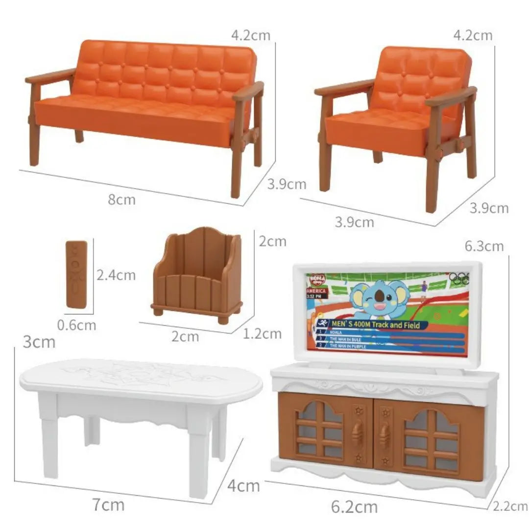 Mini juegos de compras de supermercado, muebles para casa de muñecas, accesorios, juguetes educativos intelectuales para niños, juguetes de interacción familiar