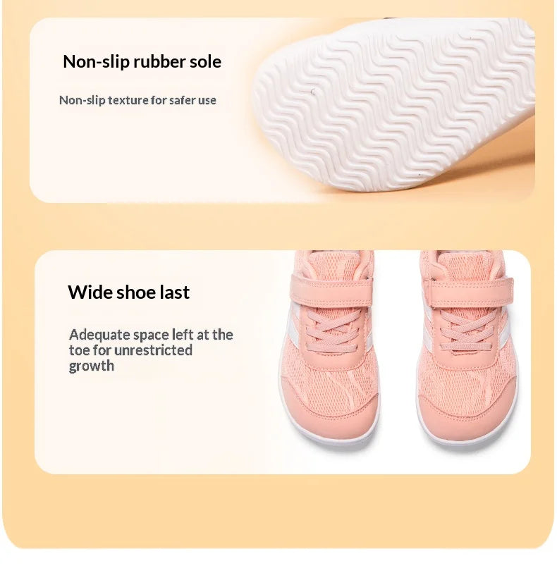 Zapatos Minimalistas para Niños Pequeños/Grandes, Zapatos Deportivos Anchos para Niños y Niñas, Zapatos Planos para Caminar y Patinar