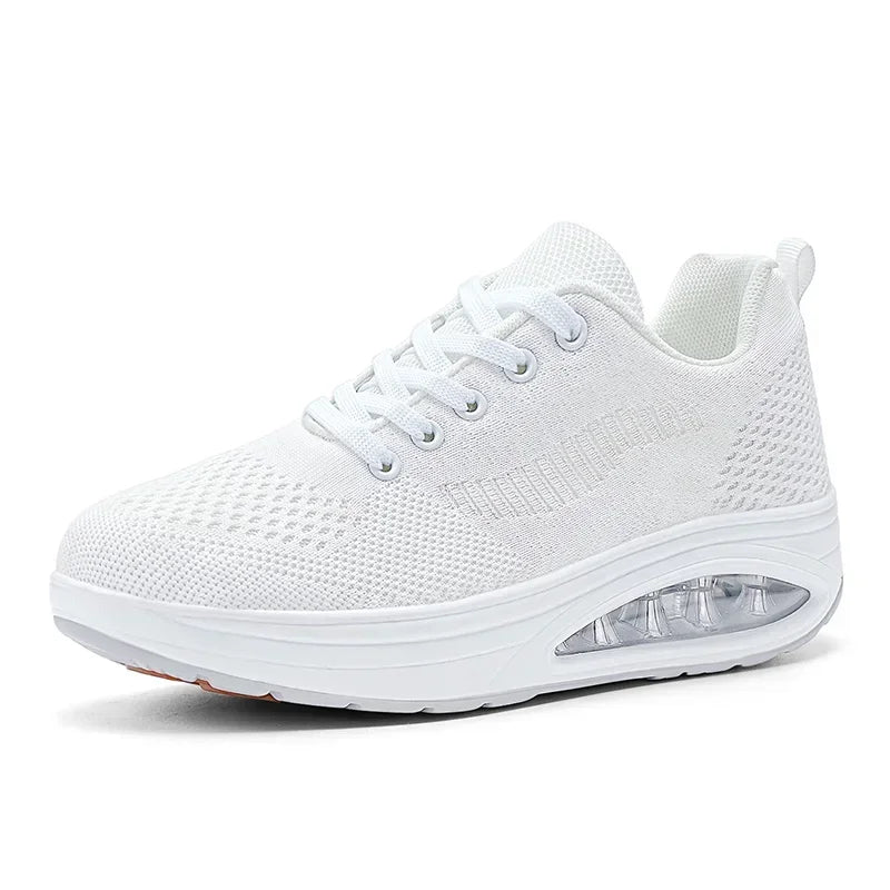 Zapatos deportivos con plataforma para hombre, Tenis masculinos, Zapatillas, Zapatillas, zapatos blancos para mujer, deportes aéreos informales