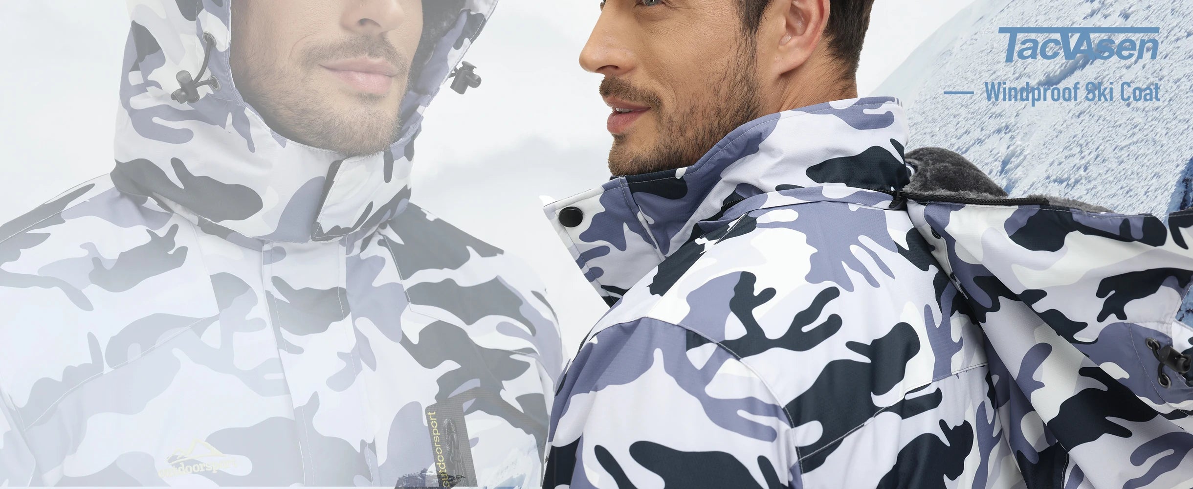 TACVASEN, chaquetas de montaña con forro polar, chaquetas de senderismo para hombre, abrigos con capucha extraíbles para exteriores, Parka de esquí y Snowboard, prendas de vestir de invierno