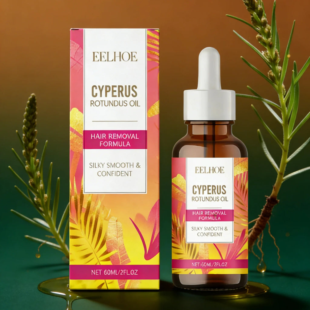 Aceite de Cyperus Rotundus EELHOE para después de la depilación, cuidado de la piel, reparación de la barrera cutánea, hidratante, inhibe el crecimiento del vello
