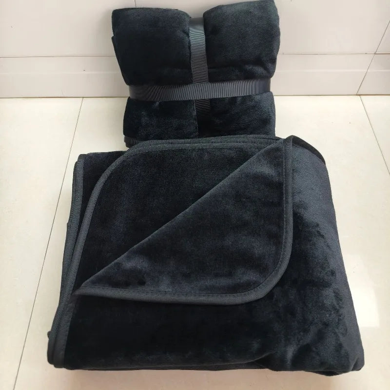 Manta impermeable de franela de doble cara para parejas, cama y mascotas |   Cubrecama cómodo y a prueba de fugas