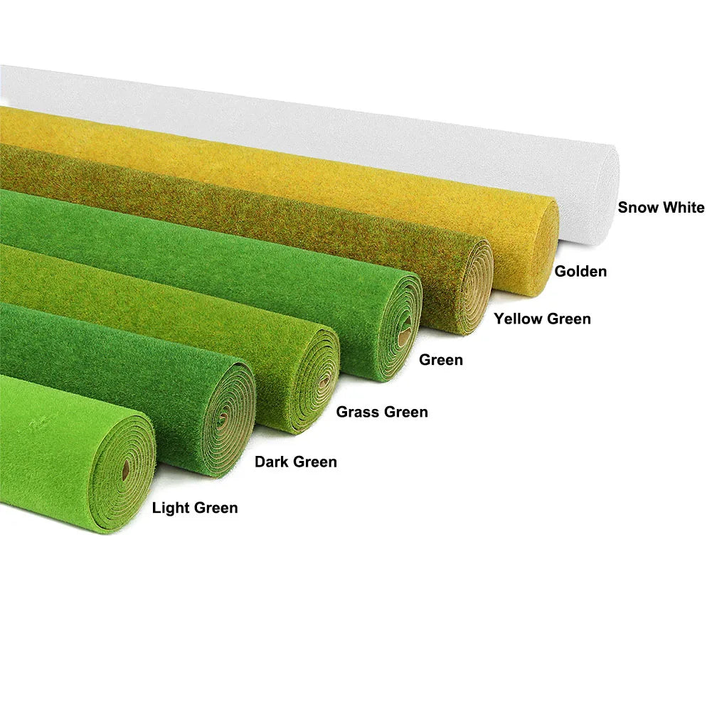 Evemodel-alfombrilla de césped para paisaje, modelo de simulación de varios tamaños, césped Artificial, modelo de tren, diseño de paisaje, Diorama