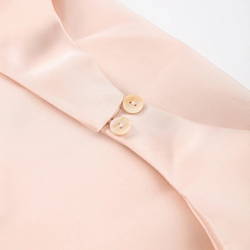 Vestido sin mangas con cuello colgante para mujer, vestido liso de satén con espalda descubierta, vestidos informales de oficina con tirantes finos, nueva Suite de primavera 2025