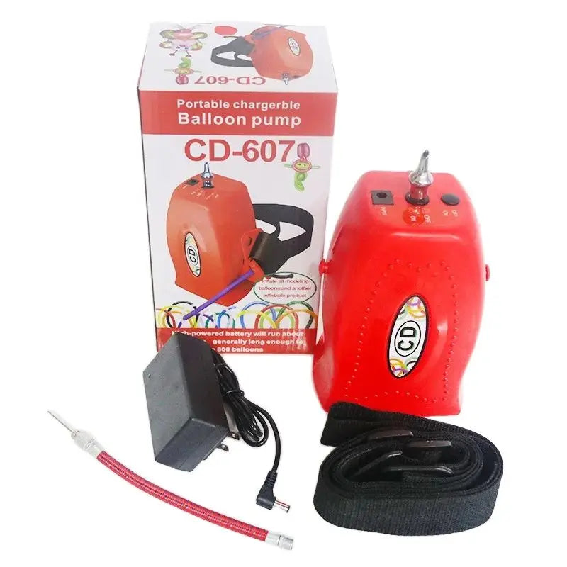 Bomba de globo recargable portátil, inflador de globo largo, inalámbrico, para espectáculo mágico, CA de 100-240V