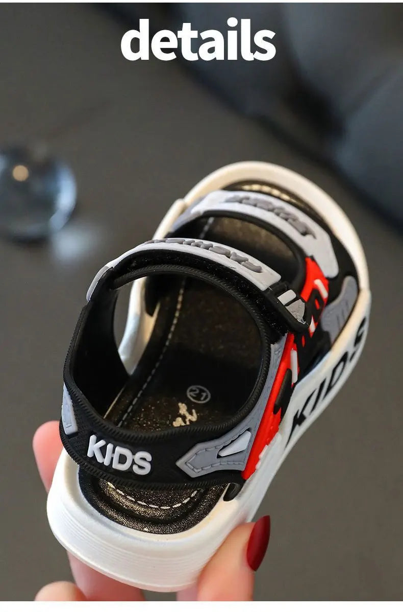 Sandalias deportivas para niños, zapatos de playa informales de verano para niños y niñas, zapatos cómodos de suela suave para niños, zapatillas antideslizantes de moda