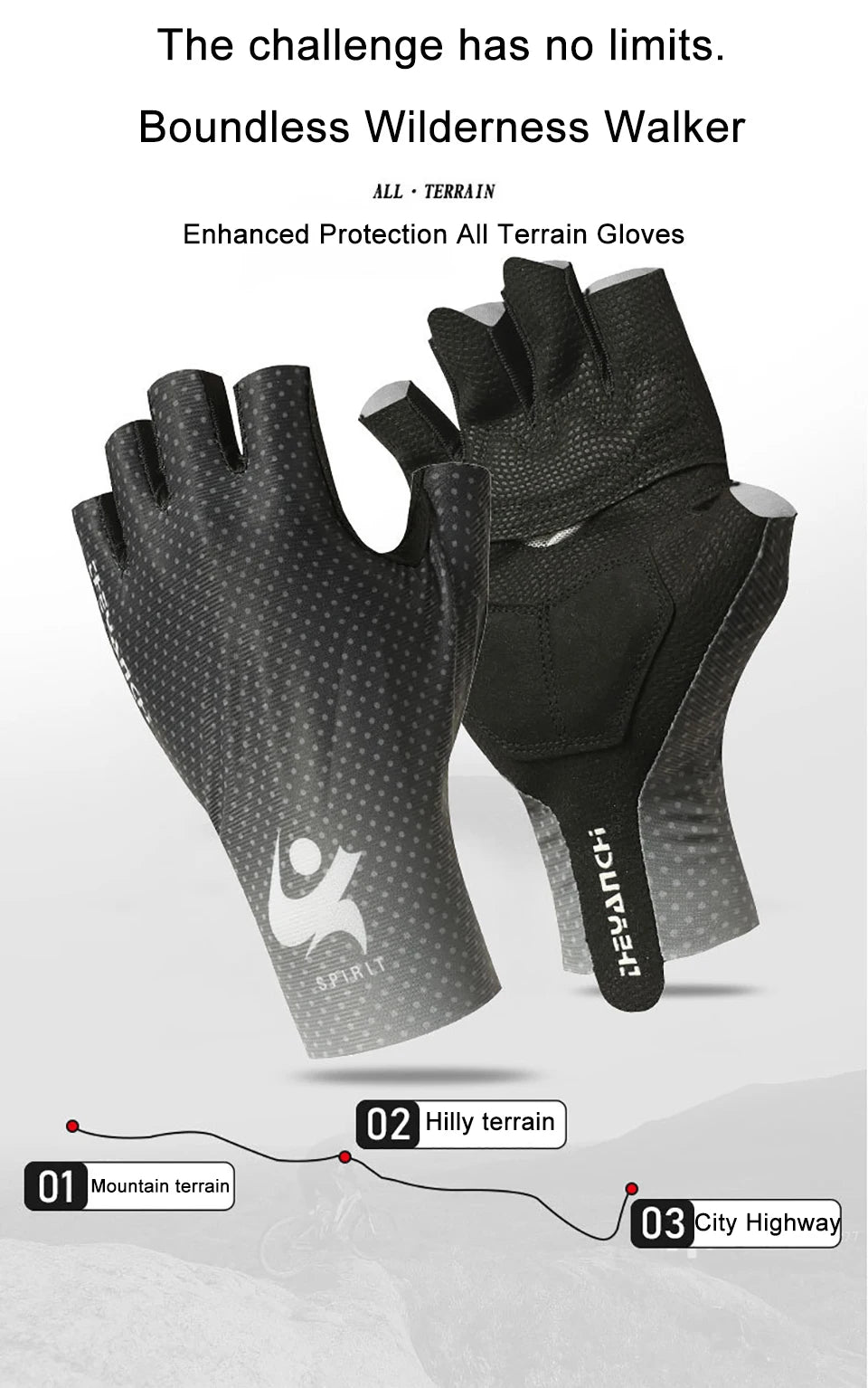 Guantes de ciclismo para hombre y mujer, guantes de verano para deportes al aire libre, pesca, antideslizantes, transpirables, medio dedo, para Fitness, MTB, Unisex