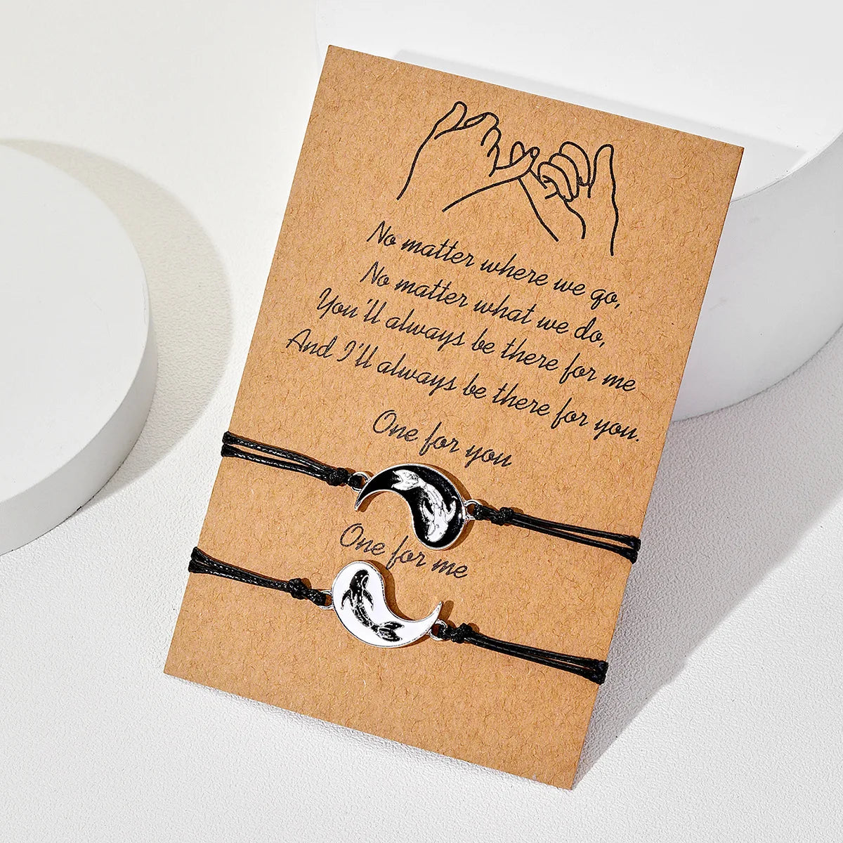 Pulsera de pareja para mujer, cadena de cuerda trenzada hecha a mano, corazón de madre e hija, pulseras con dijes, regalo de joyería de hermana de la amistad de la suerte