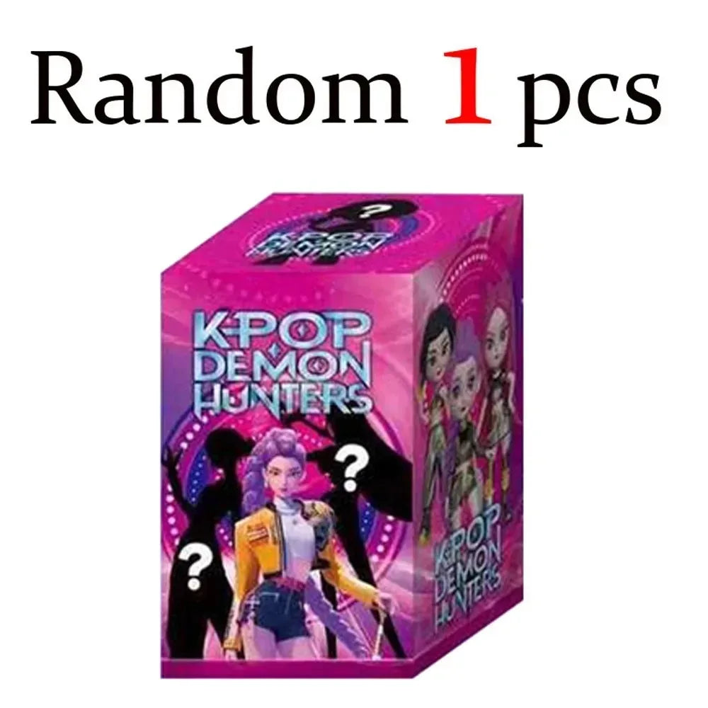 2025 Novedad Anime KPop Muñeco de Vinilo Cazador de Demonios Rumi Mira Zoi, Máscara de Vinilo de Personaje, Caja Sorpresa, Juguete Coleccionable