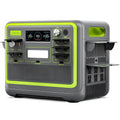 Estación de Energía Portátil F2400 de 2400W (4800W Pico), Generador Solar con Batería LiFePO4 de 2048Wh, 1100W CA y 500W Solar, Personalizable