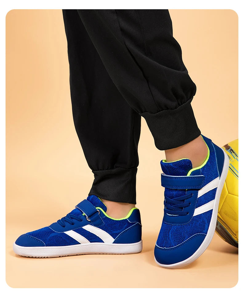 Zapatos Minimalistas para Niños Pequeños/Grandes, Zapatos Deportivos Anchos para Niños y Niñas, Zapatos Planos para Caminar y Patinar