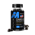 Monohidrato de creatina: promueve la masa muscular, la fuerza muscular y el rendimiento atlético, 30/60/120 cápsulas, sin OGM, sin gluten