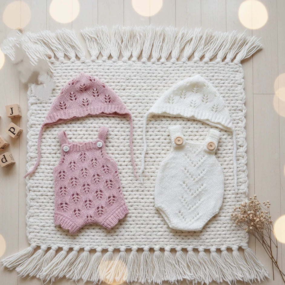 5 Styles Cutest Sweather Outfits for Size 10-12 Inch Bebe Reborn Dolls Soft Touch Feeling Handmade High Quality Clothes With Hat