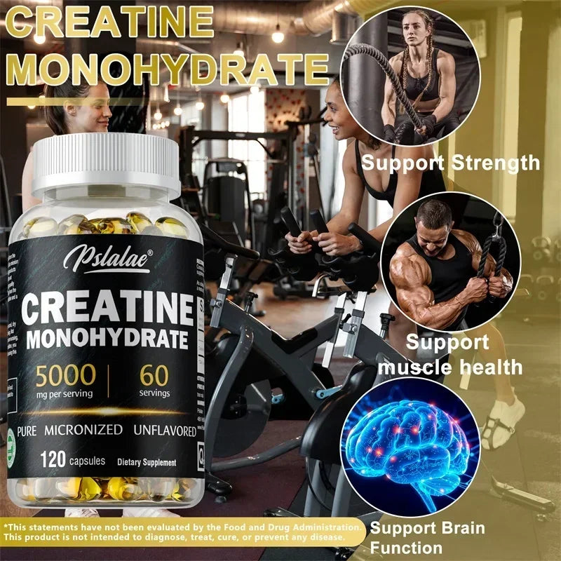 Monohidrato de creatina: apoya la salud muscular, promover la recuperación del entrenamiento, desarrollar los músculos, alivia la fatiga, mejora el rendimiento