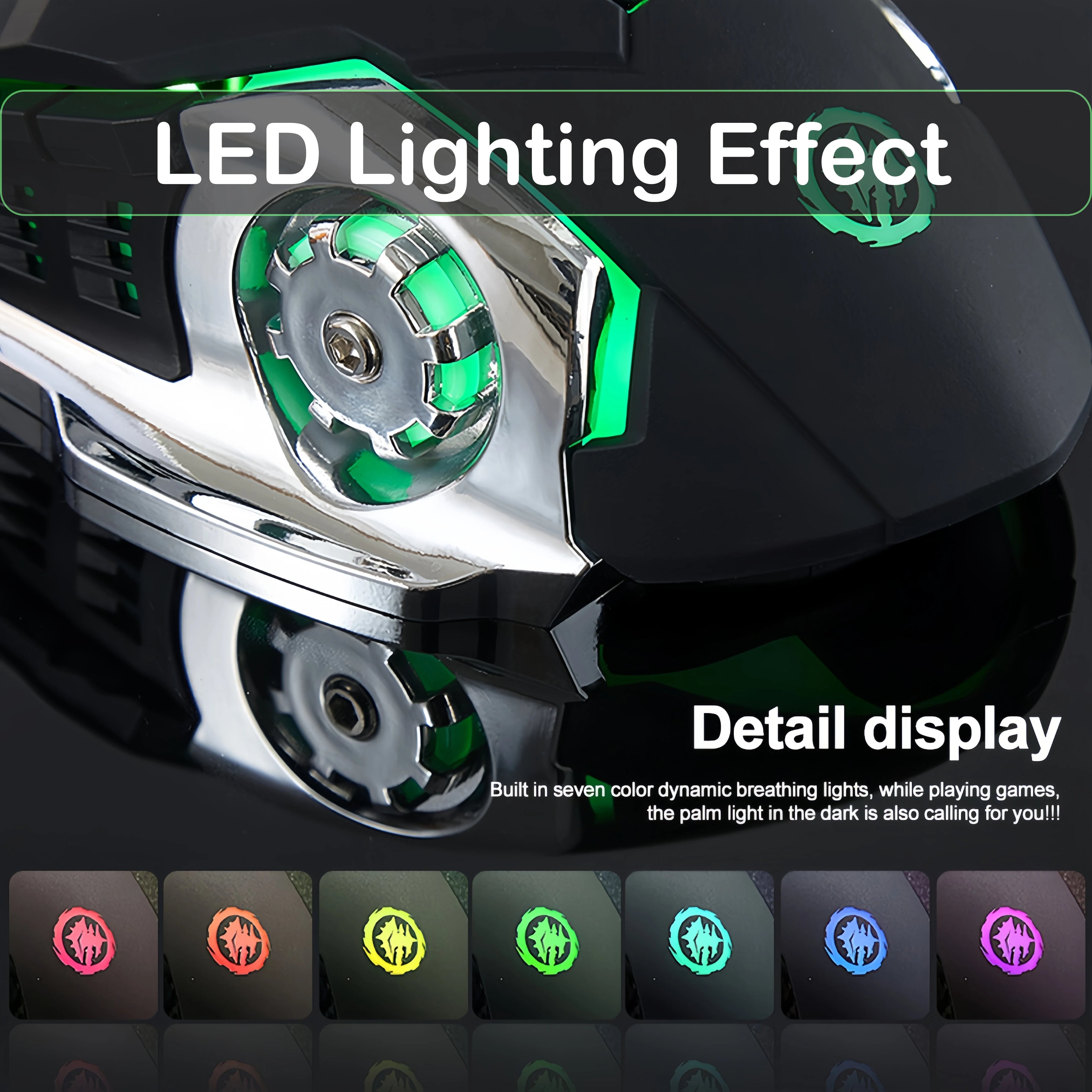 Ratón RGB de modo Dual Bluetooth 5,2, ratón inalámbrico de 2,4G para juegos, ratón silencioso recargable, ratón de 3600 DPI para ordenador portátil