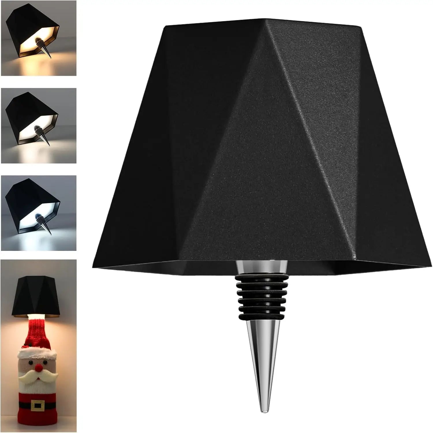 Lámpara de mesa inalámbrica para botellas, Control táctil de 3 colores y lámpara de noche con atenuación continua para Bar, botellas de vino, decoración de luces de escritorio
