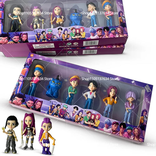 2026NEW Kpop Devil Hunter Rumi Zoe Mira anime colección de personajes de cloruro de polivinílico baratijas de escritorio regalo de Año Nuevo para niños