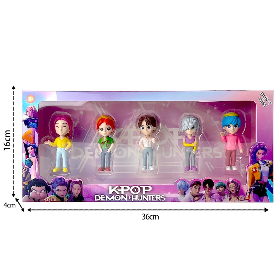 2026 Hot Kpop Devil Hunter Rumi Zoe Mira anime colección de personajes de cloruro de polivinílico baratijas de escritorio regalo para niños