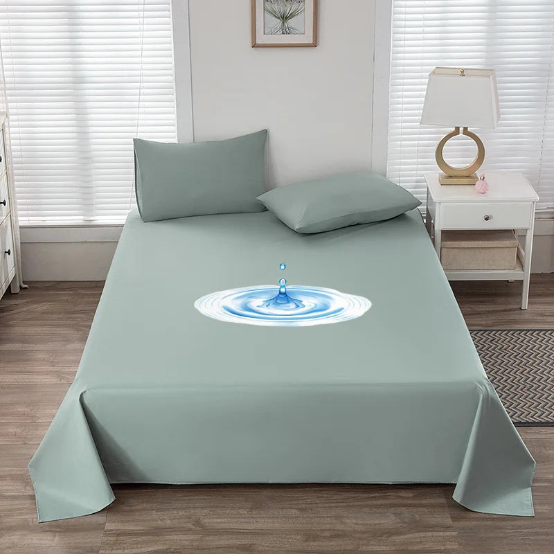 Fundas de cama impermeables 100%, sábanas lavables, prevención de incontinencia, antideslizantes, no incluye funda de almohada para habitación