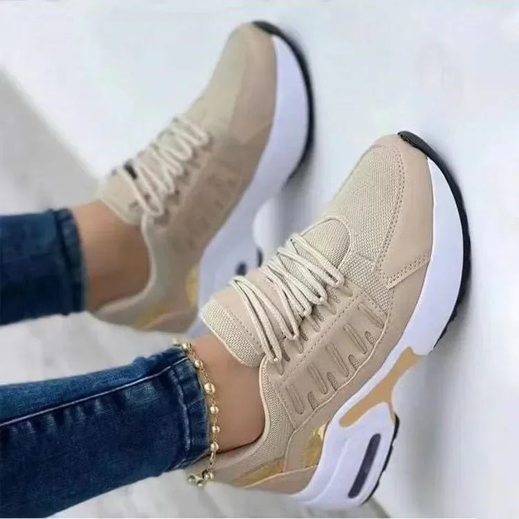 Tenis mujer zapatillas de deporte plataforma zapatos casuales 2025 nueva mujer comodidad malla antideslizante zapatos para correr de talla grande 43 zapatos de lujo para mujer