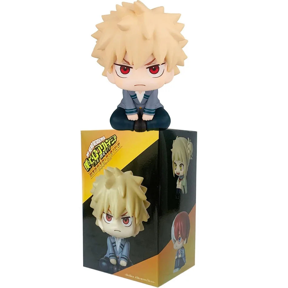 Nuevo My Hero Academia (MHA): Tomura Shigaraki / Izuku Midoriya / Katsuki Bakugo Linda figura de PVC Chibi |   Modelo de juguete coleccionable